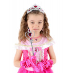 Karnevalový kostým – Princezná Šípková Rúženka s doplnkami (120 S)